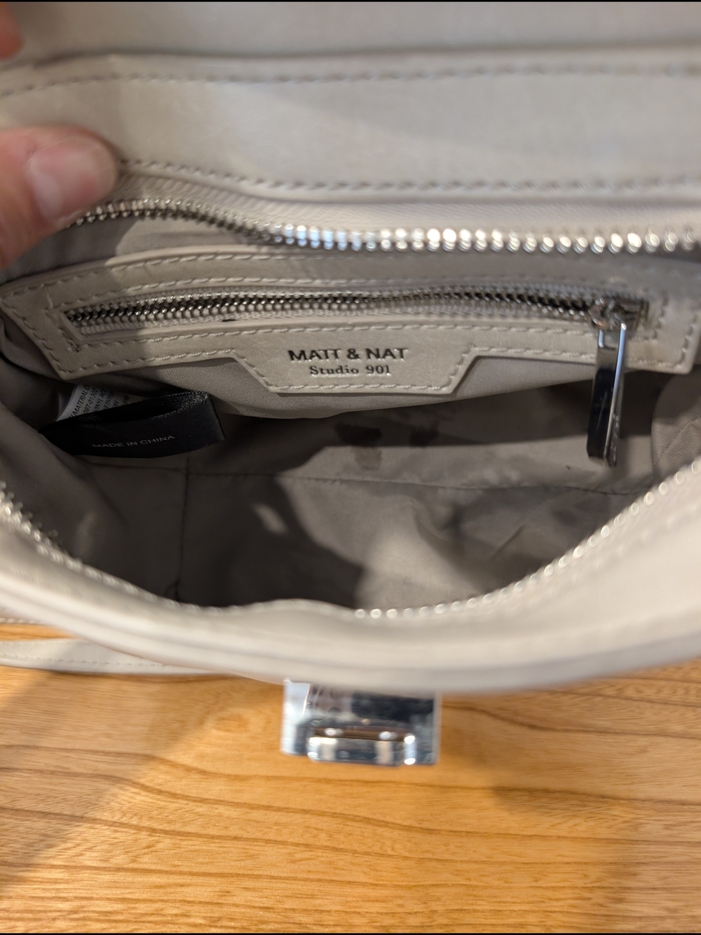 Matt & Nat TIEN Vegan Crossbody Bag - Cream/Beige - Picture 8 of 16
